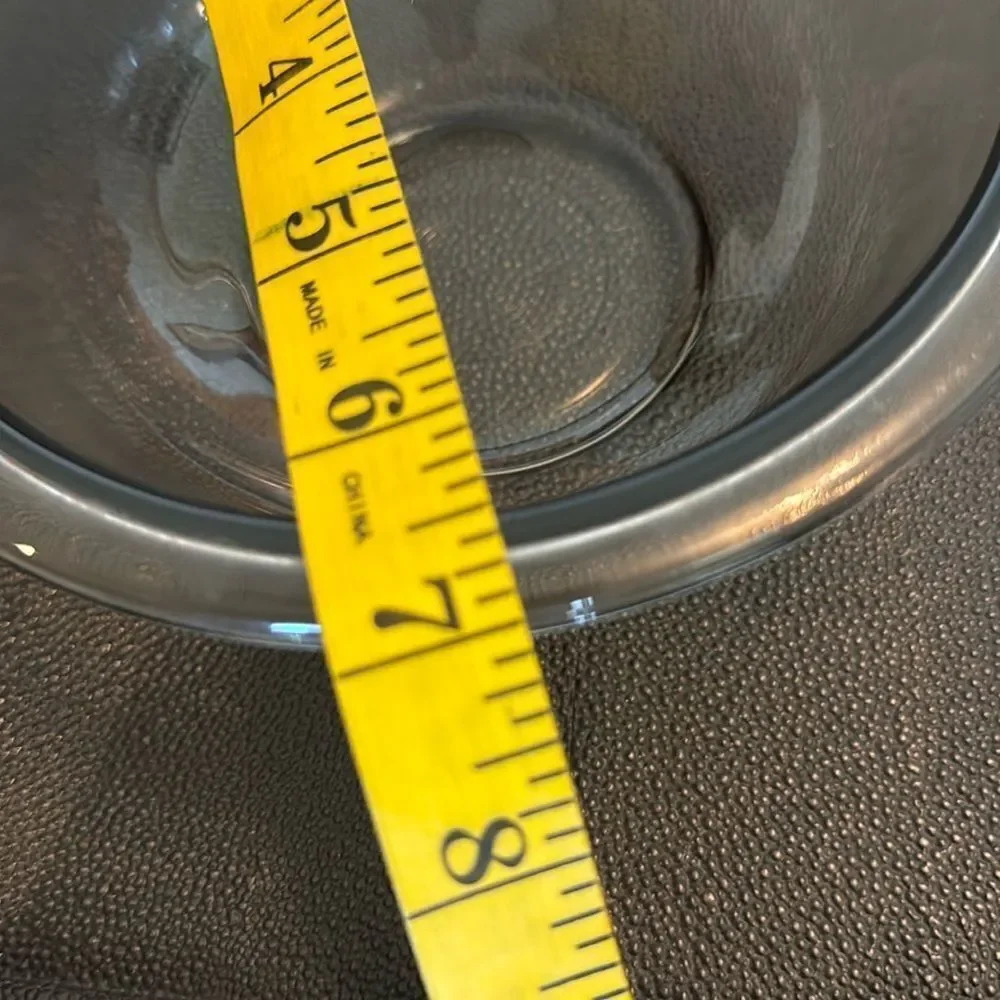 Pyrex Vintage Smoke Bronze Glass Bowl 322 1 liter